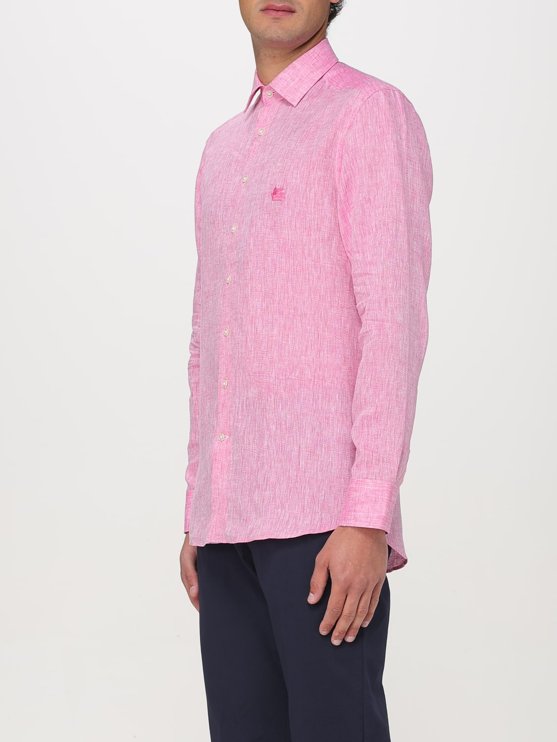 ETRO SHIRT: Shirt men Etro, Pink - Img 4