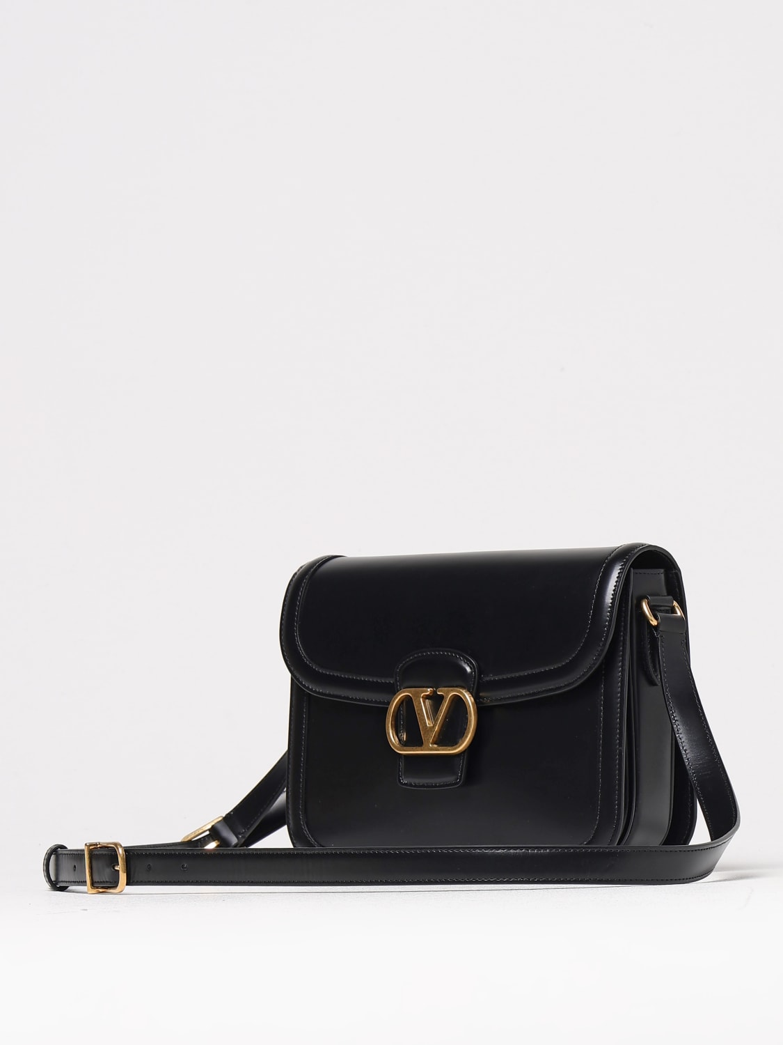 VALENTINO GARAVANI BORSA A TRACOLLA: Borsa 9TO5 Valentino Garavani in pelle , Nero - Img 4