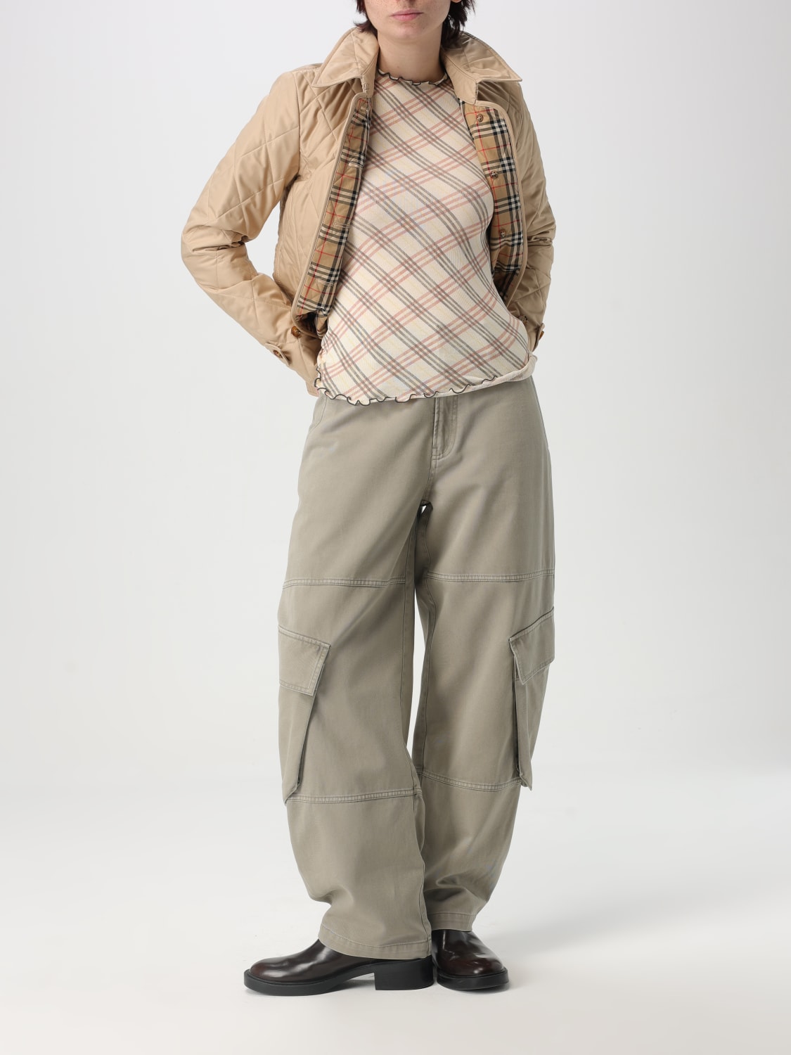 ジャケット BURBERRY Woman Jacket Beige 8100659 BURBERRY: Jacket woman - Beige | Burberry jacket 8100659