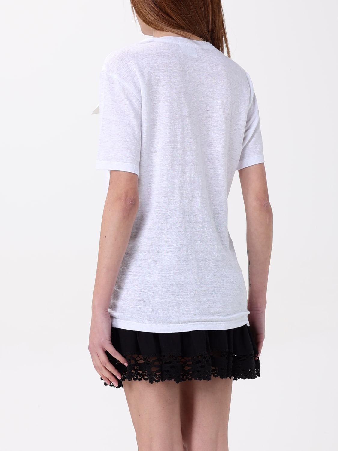 Tシャツ・カットソー ISABEL MARANT ETOILE Woman T-Shirt White 24PTS0001FBA1N09E Women's Tee-Shirts Marant Etoile | ISABEL MARANT Official