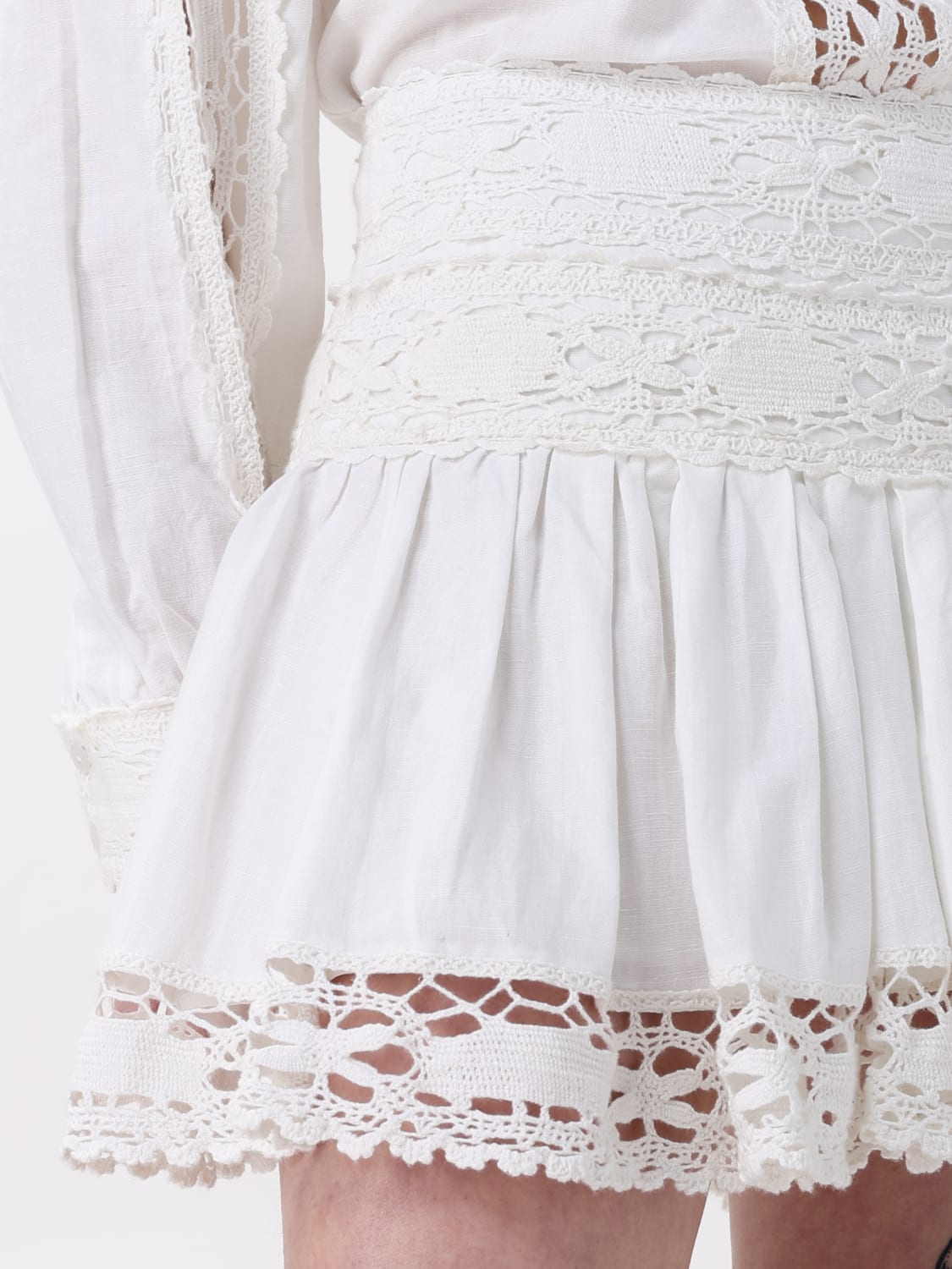 スカート ISABEL MARANT ETOILE Woman Skirt White JU0304FAC1J14E 20WH ISABEL MARANT ETOILE: Skirt woman - White | Isabel Marant