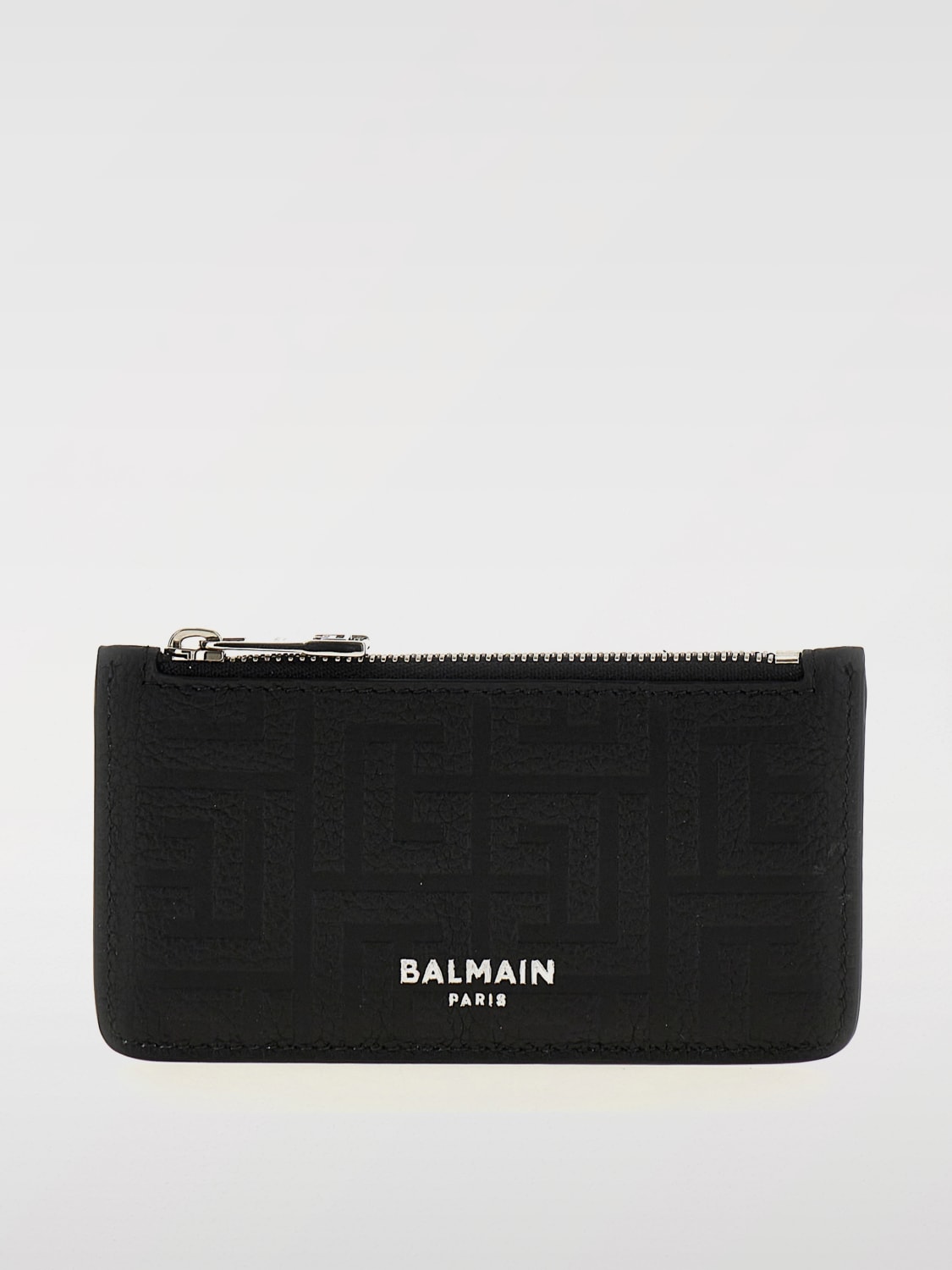 BALMAIN: Wallet men - Black | Balmain wallet DM1MD060LPSE online