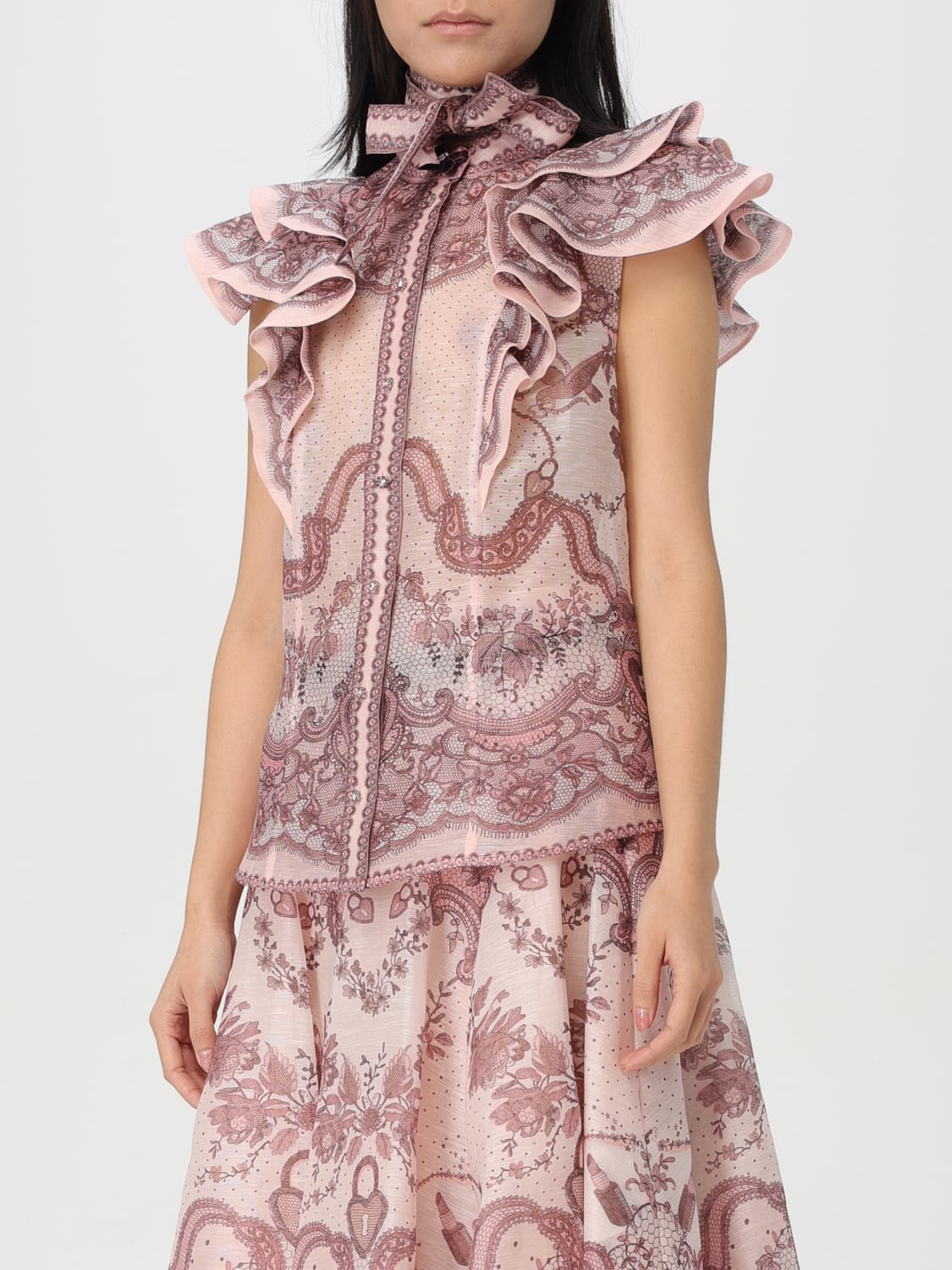 ZIMMERMANN: Top woman - Pink | Zimmermann top 2167TR251