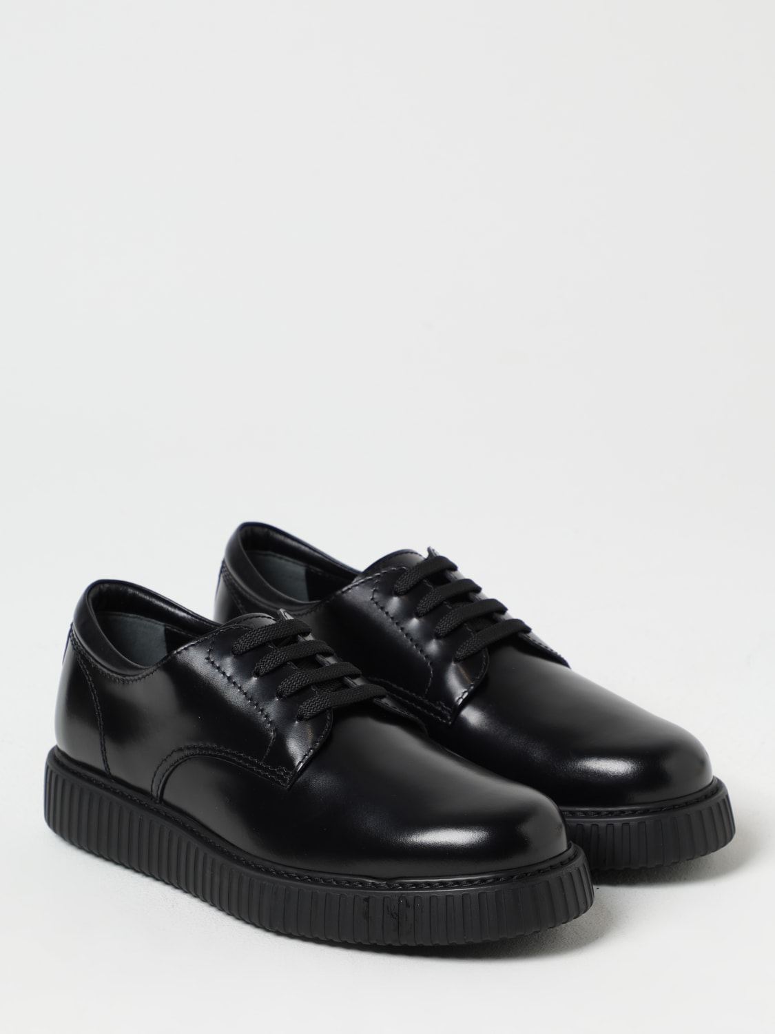 ローファー・オックスフォード HOGAN FW25 (HXW6930FU50 OU60600) Hogan women's orange Leather brogue oxfords shoes - Italian