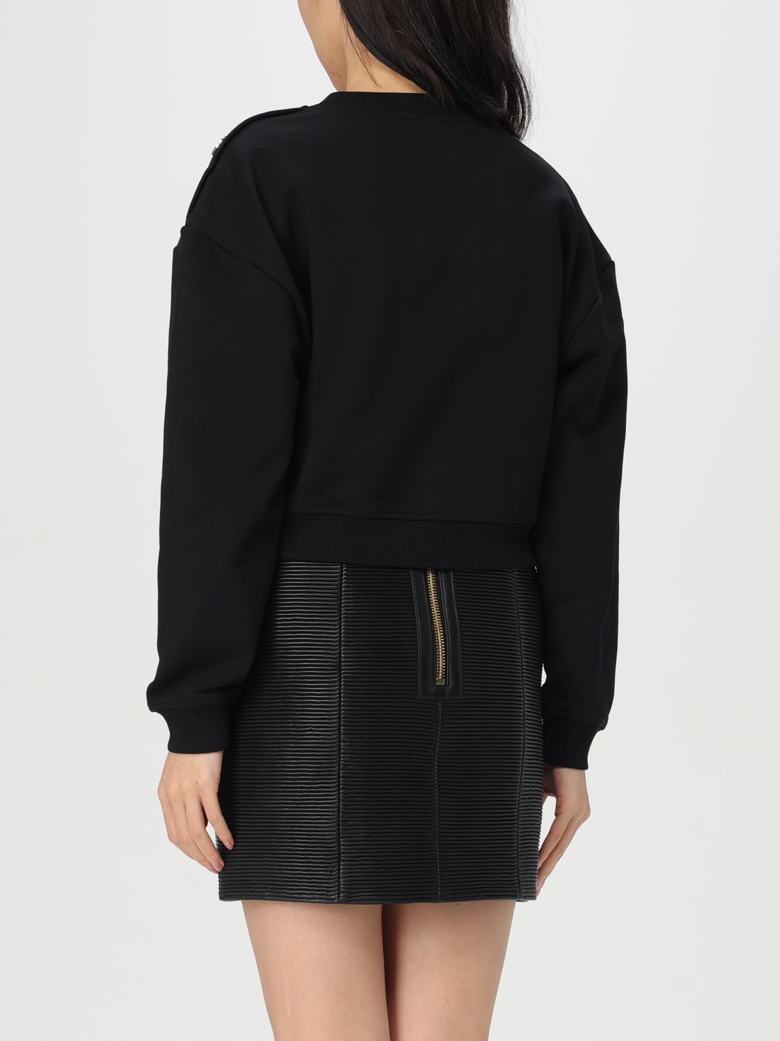 BALMAIN SUDADERA: Jersey mujer Balmain, Blanco - Img 3