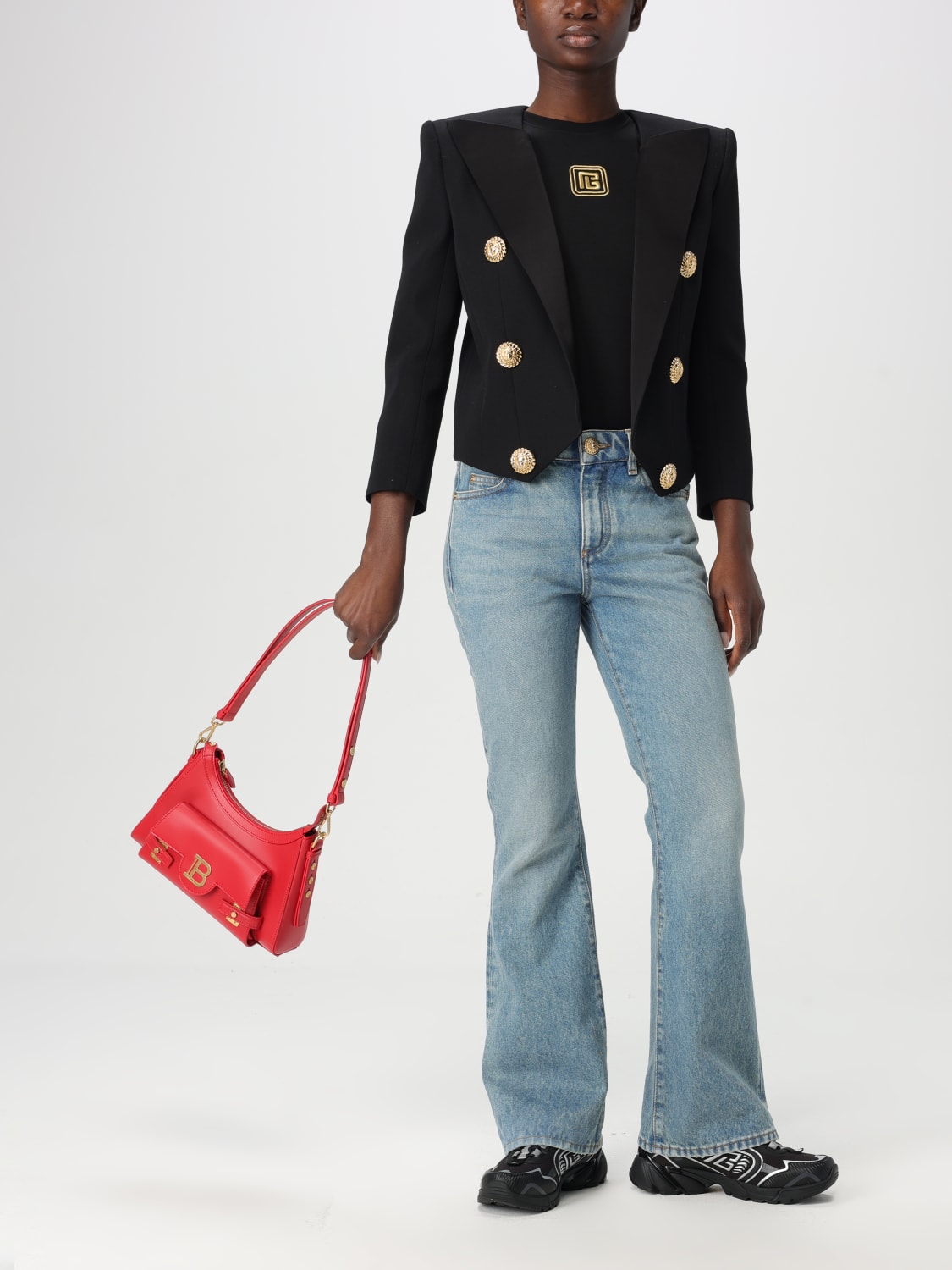 デニム・ジーパン BALMAIN Women Denim Pants 414855 EF1MJ130DF24 BLUE BALMAIN: Jeans woman - Blue | Balmain jeans EF1MJ130DF24