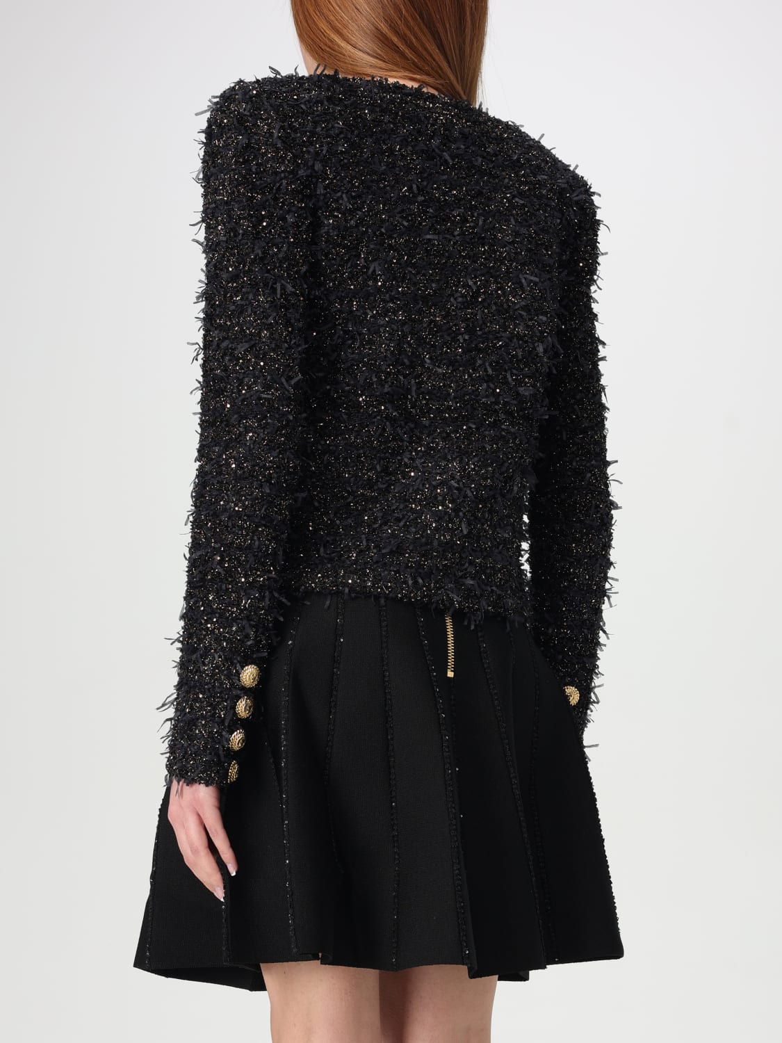 ジャケット BALMAIN Woman Jacket Black EF1SK048KB19 EAD BALMAIN: Jacket woman - Black | Balmain jacket EF1SK048KB19