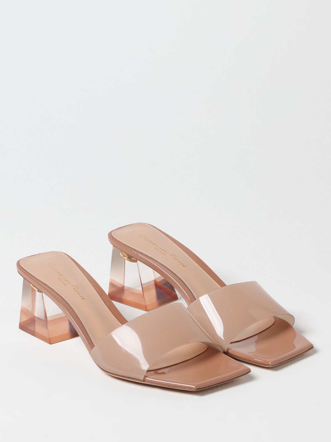 GIANVITO ROSSI HEELED SANDAL: Heeled sandals woman Gianvito Rossi, Pink - Img 2