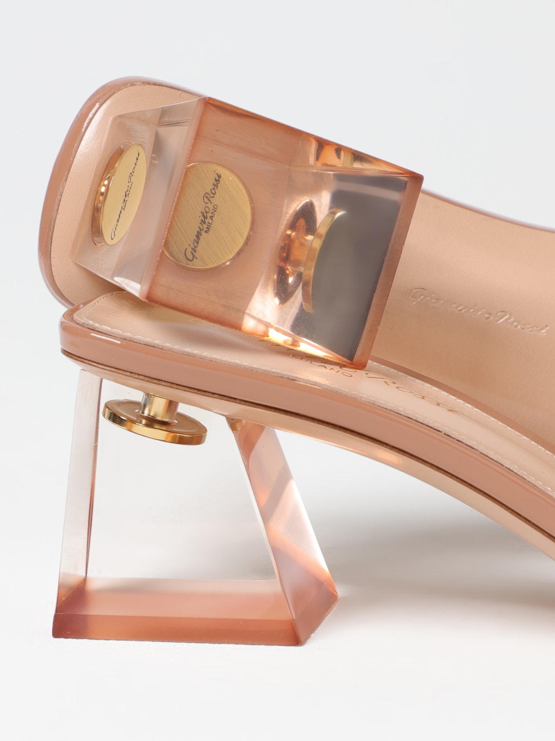 GIANVITO ROSSI HEELED SANDAL: Heeled sandals woman Gianvito Rossi, Pink - Img 4