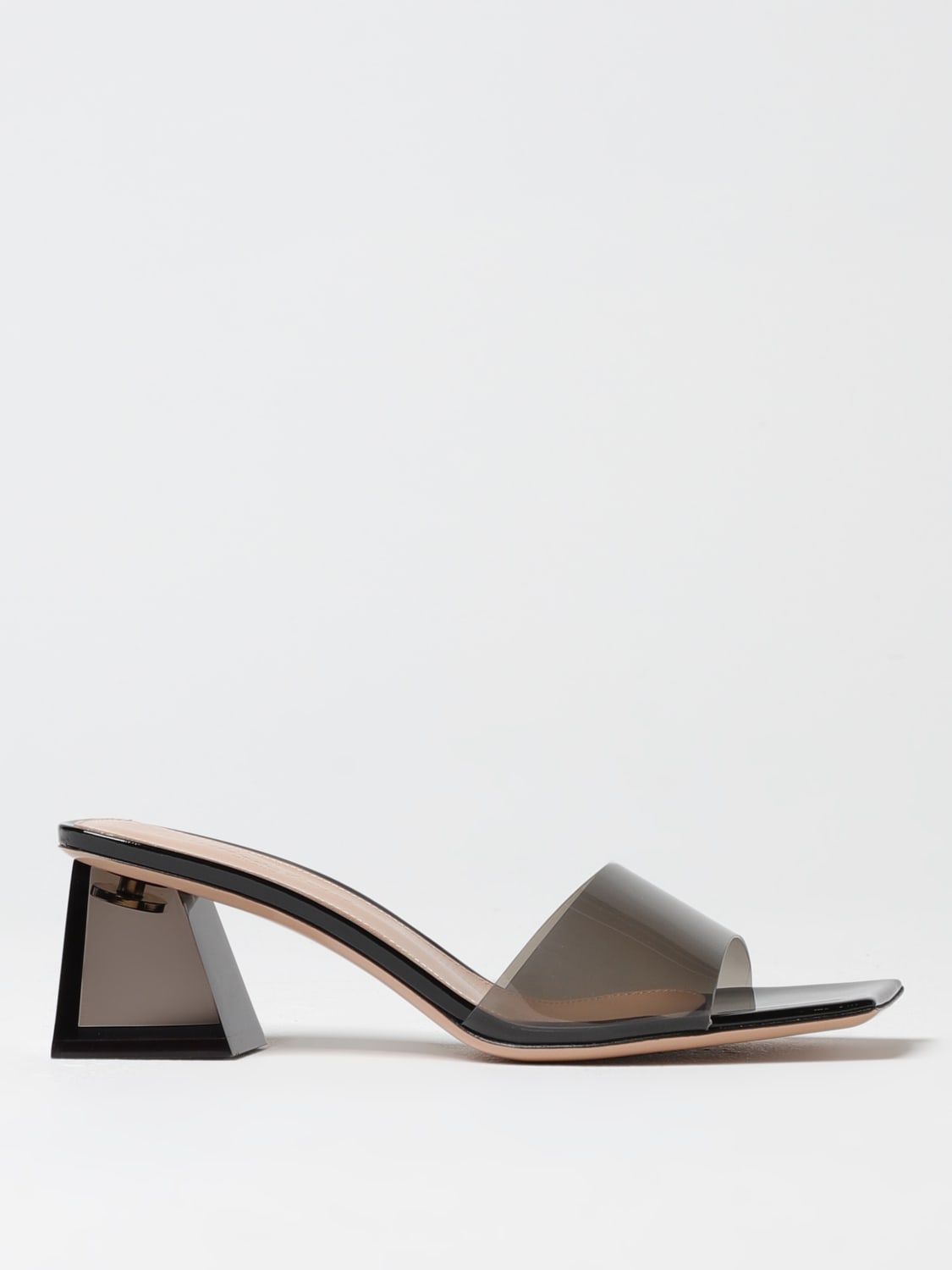 シューズ・サンダルその他 GIANVITO ROSSI Woman Heeled sandals Grey G1132055PLEGSV FUNE GIANVITO ROSSI: Heeled sandals woman - Grey | Gianvito Rossi