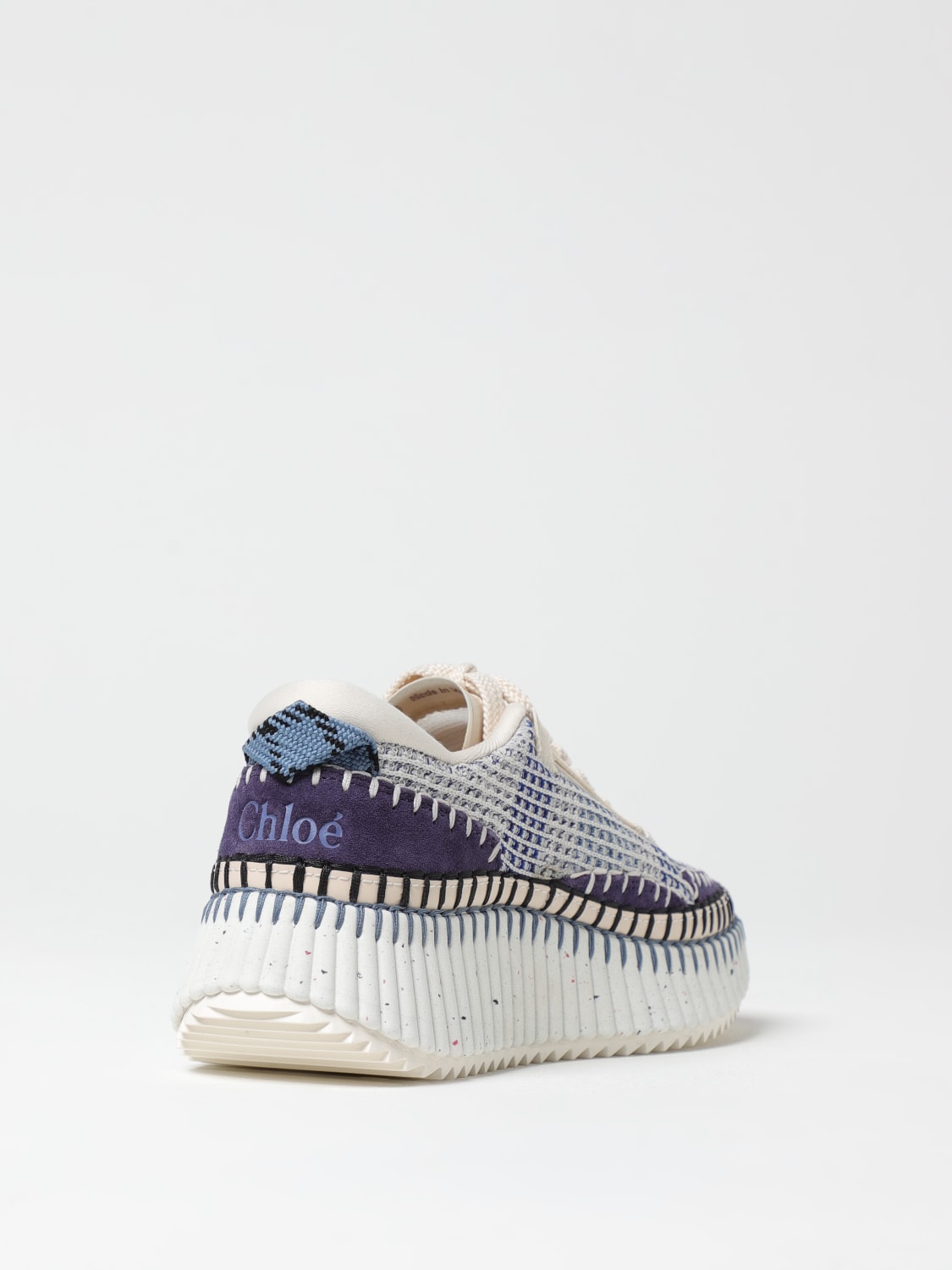 スニーカー CHLOE Woman Sneakers Blue CHC22S579Y0 411 Chloé Nama sneakers for Women - Blue in UAE | Level Shoes