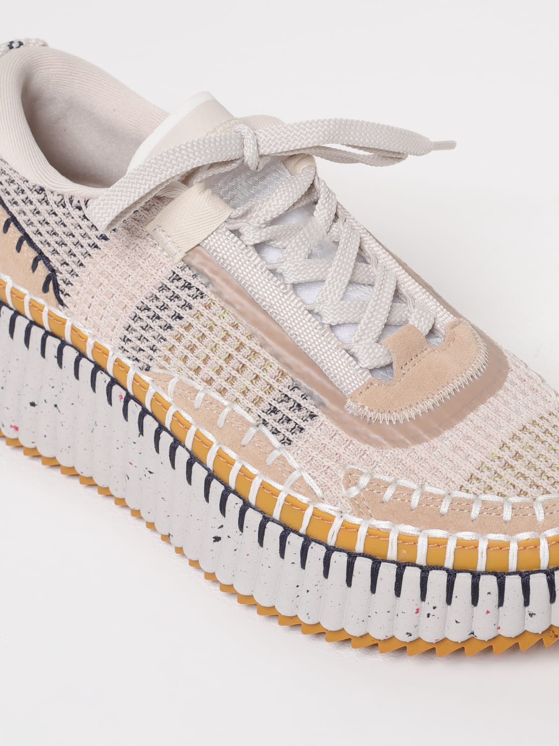 スニーカー CHLOE Woman Sneakers Beige CHC22S579Y0 268 CHLOÉ: Sneakers woman - Beige | Chloé sneakers CHC22S579Y0