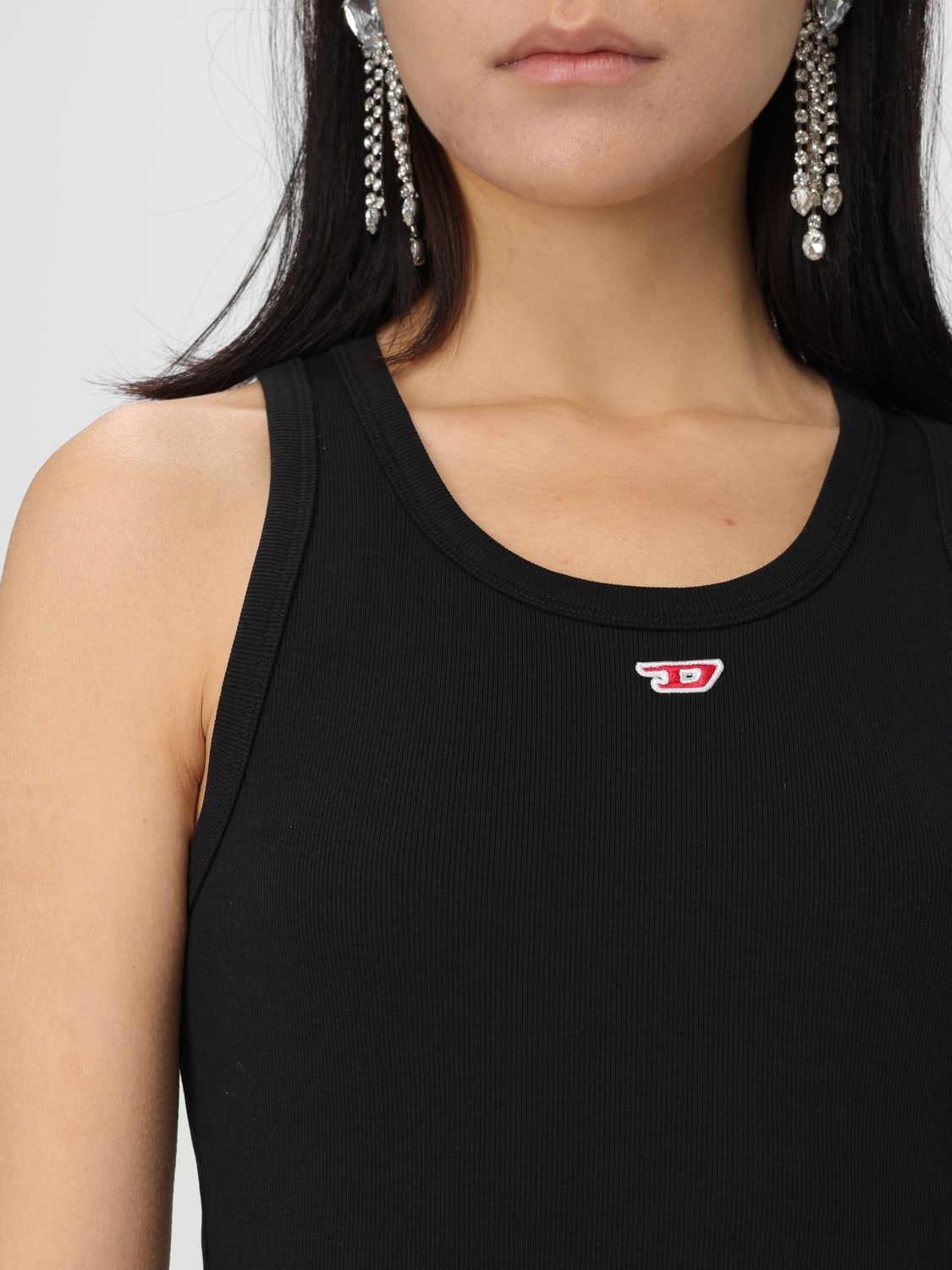 DIESEL TOP: Top woman Diesel, Black - Img 4