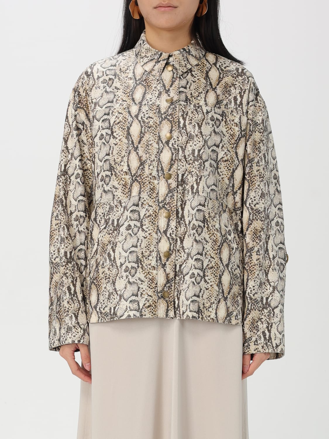 Isabel Marant PA0383FAB1F01I02AN 関税送料込 ISABEL MARANT：ブレザー レディース - ベージュ | GIGLIO.COM