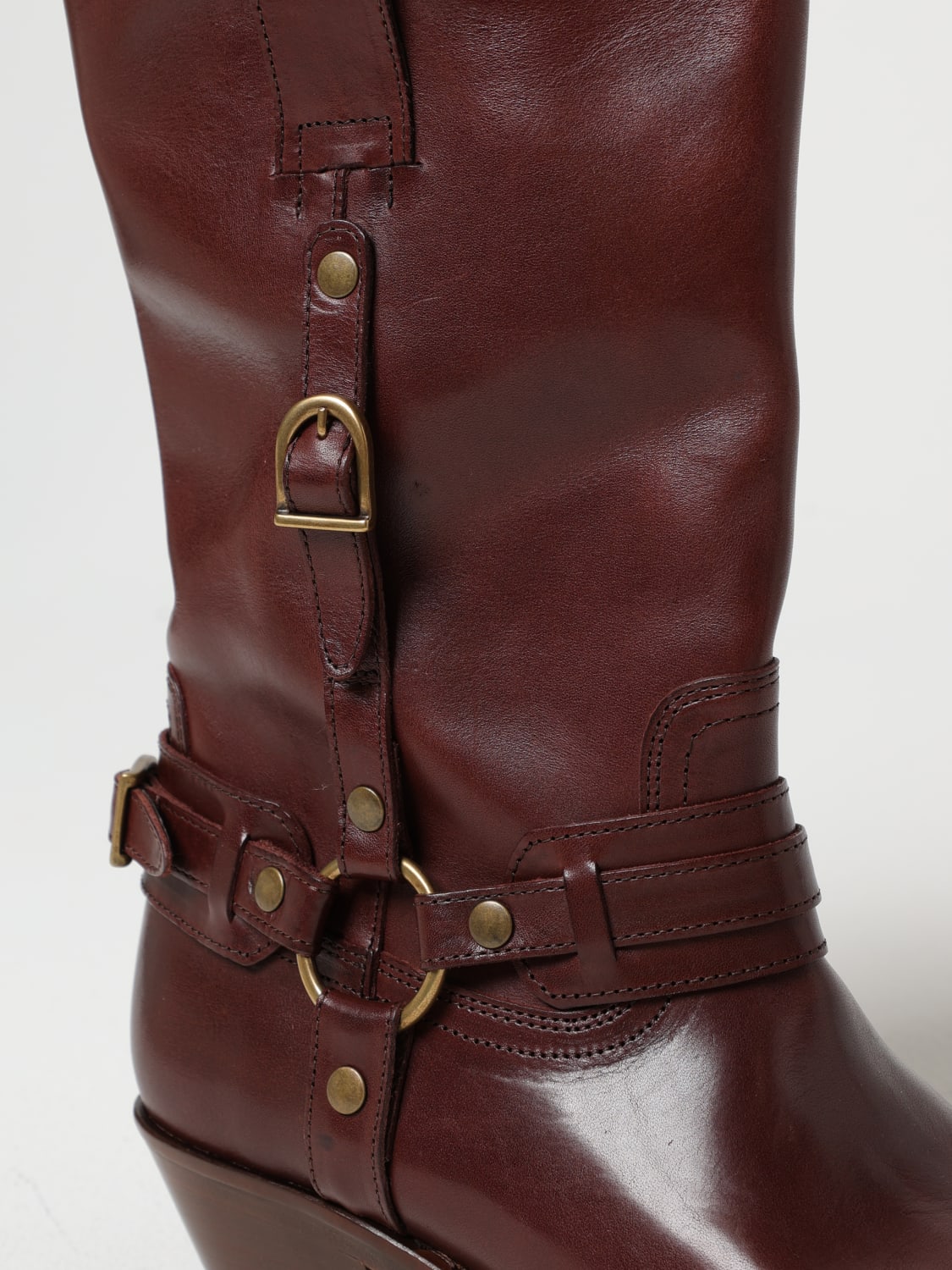 ミドルブーツ ISABEL MARANT Women Boots BO0192FAC1A22S 50BW BROWN ISABEL MARANT: Flat ankle boots woman - Brown | Isabel