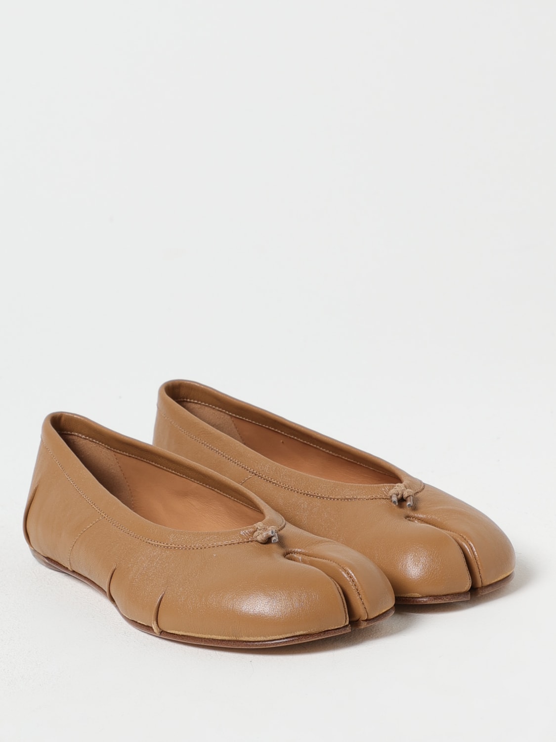 フラットシューズ MAISON MARGIELA Woman Ballet flats Leather S58WZ0127P6378 MAISON MARGIELA: Ballet flats woman - Milk | Maison Margiela