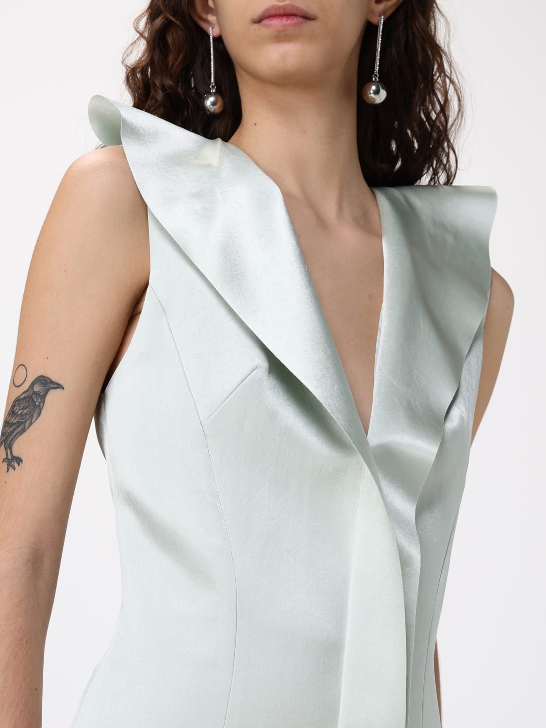 PHILOSOPHY DI LORENZO SERAFINI: Dress woman - Green