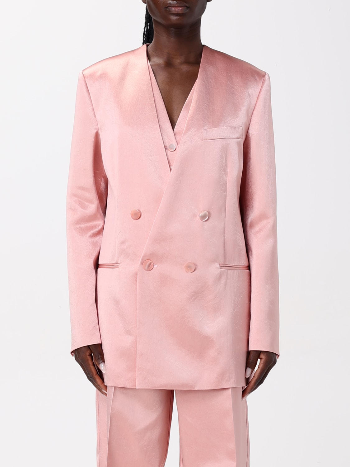 アウターその他 PHILOSOPHY DI LORENZO SERAFINI Woman Blazer Pink 05050723 PHILOSOPHY DI LORENZO SERAFINI: Blazer woman - Pink