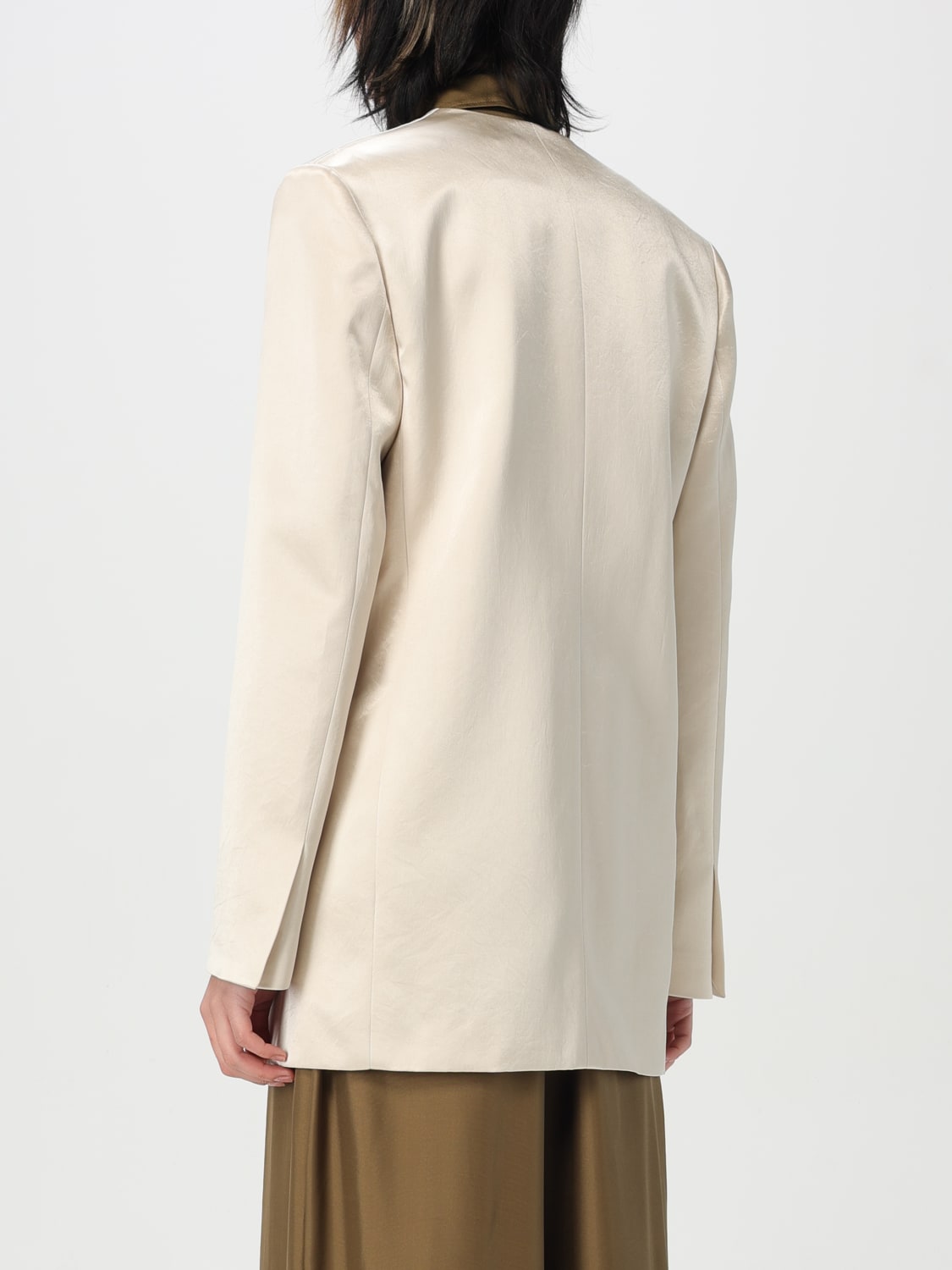 PHILOSOPHY DI LORENZO SERAFINI: Blazer in acetato - Panna