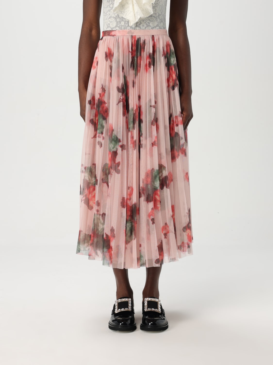 PHILOSOPHY DI LORENZO SERAFINI FALDA: Falda mujer Philosophy Di Lorenzo Serafini, Rosa - Img 1