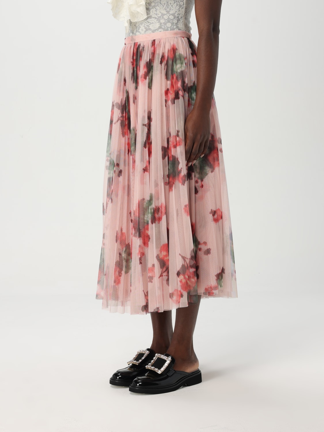 PHILOSOPHY DI LORENZO SERAFINI FALDA: Falda mujer Philosophy Di Lorenzo Serafini, Rosa - Img 4