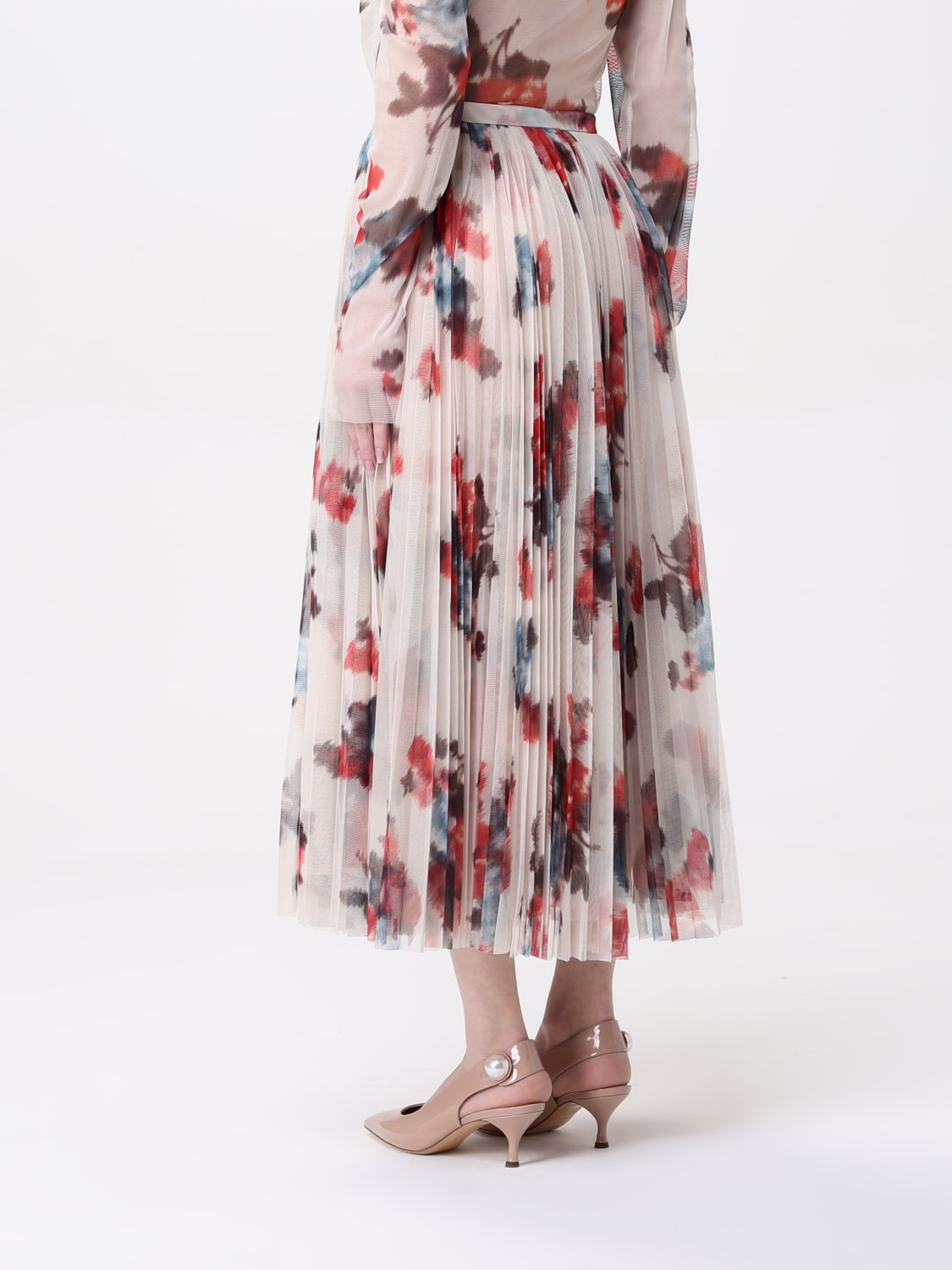 PHILOSOPHY DI LORENZO SERAFINI JUPE: Jupe femme Philosophy Di Lorenzo Serafini, Beige - Img 3