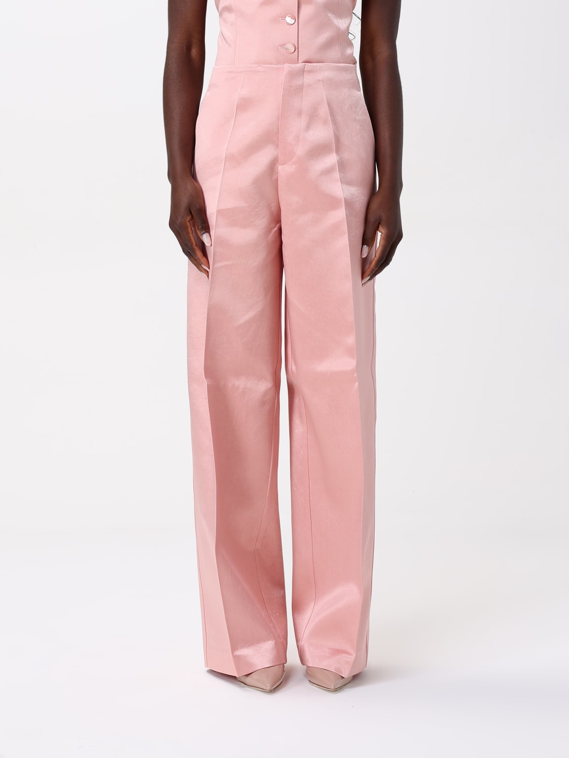 パンツ PHILOSOPHY DI LORENZO SERAFINI Woman Pants Pink PHILOSOPHY DI LORENZO SERAFINI: Pants woman - Pink