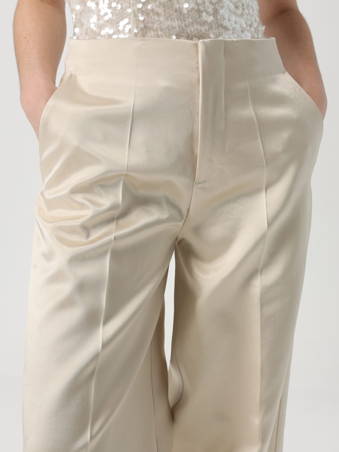 PHILOSOPHY DI LORENZO SERAFINI PANTS: Pants woman Philosophy Di Lorenzo Serafini, Ivory - Img 5