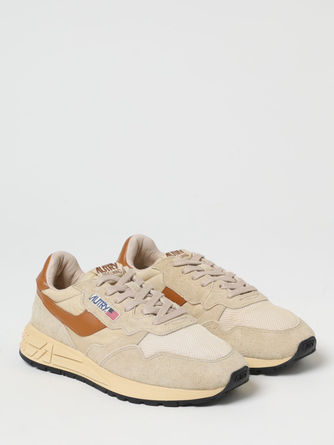 AUTRY: Shoes men - Beige | Autry sneakers WWLMUT10 online at