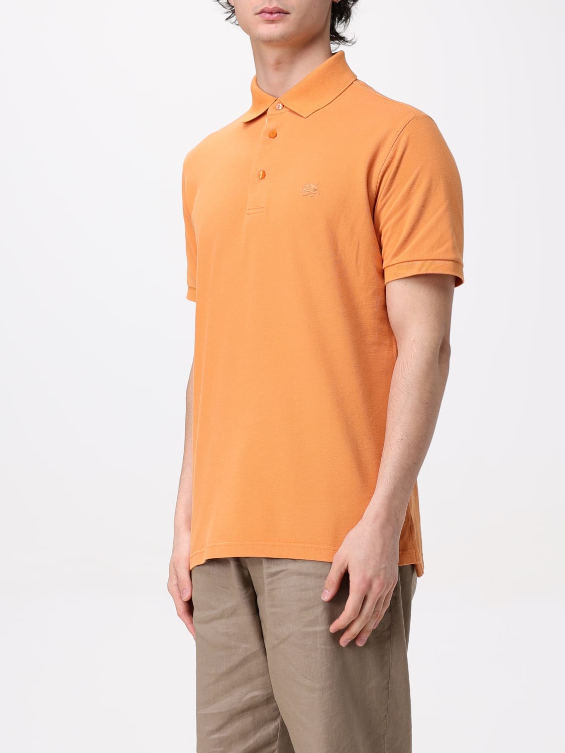 ETRO POLO: Polo herren Etro, Orange - Img 4