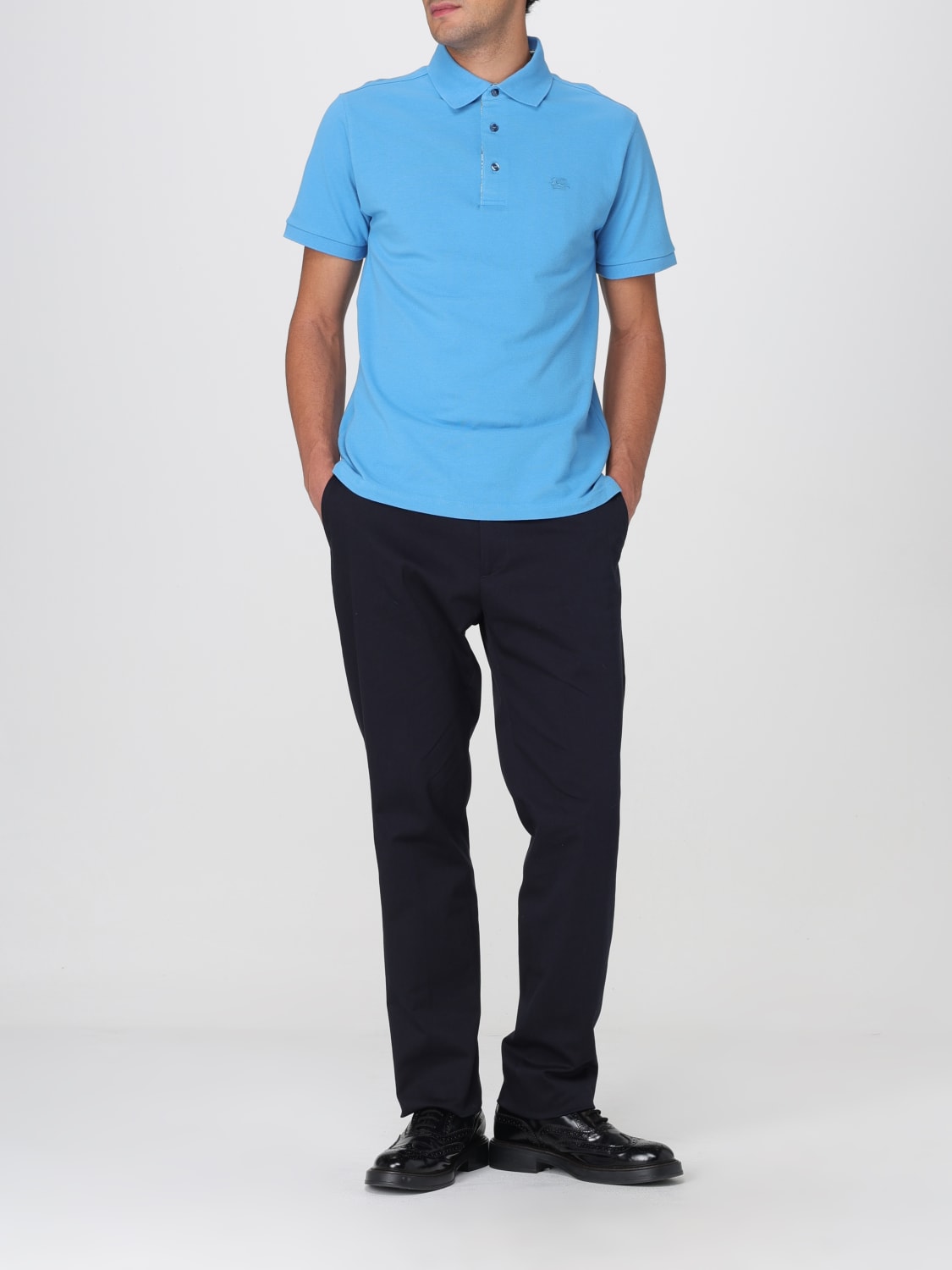 ETRO POLO: Polo herren Etro, Hellblau - Img 2