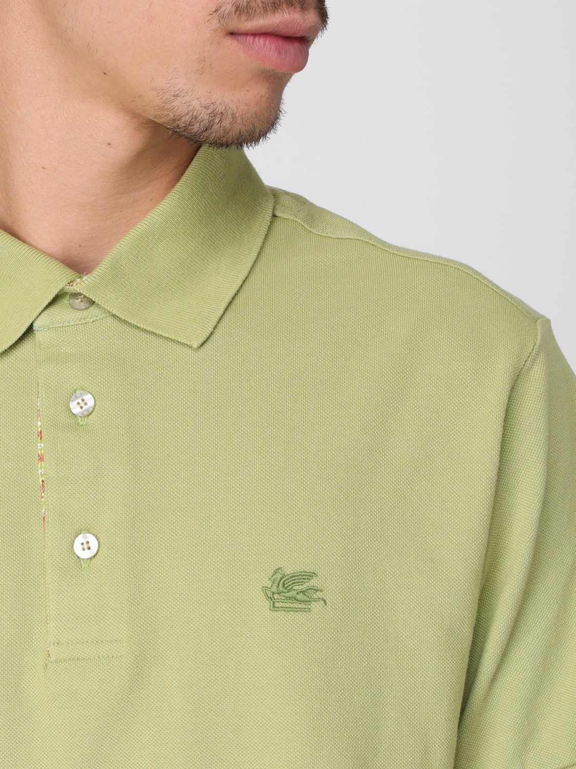 ETRO POLO: Polo herren Etro, Grün - Img 5
