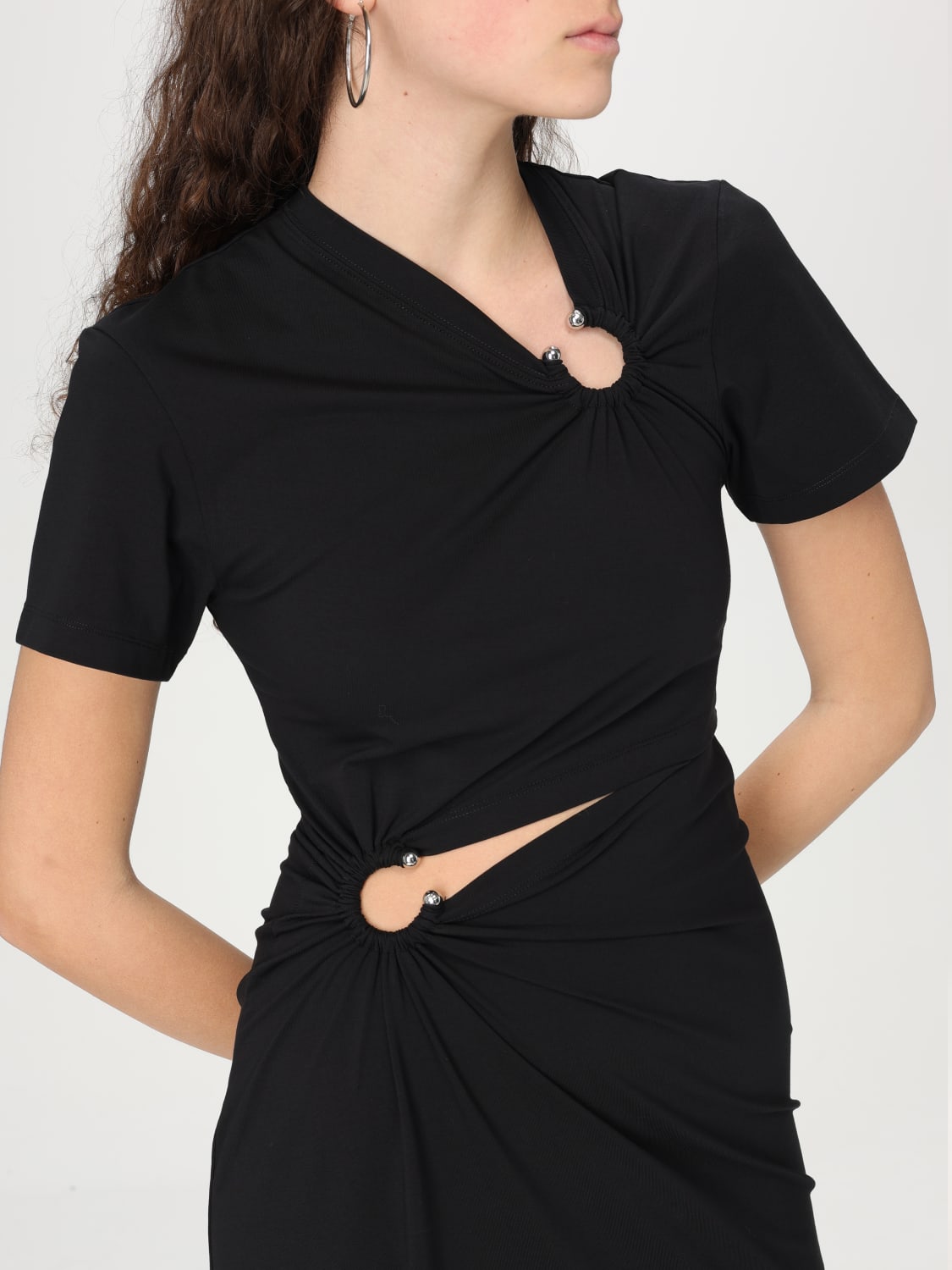 RABANNE VESTIDO: Vestido mujer Rabanne, Negro - Img 4