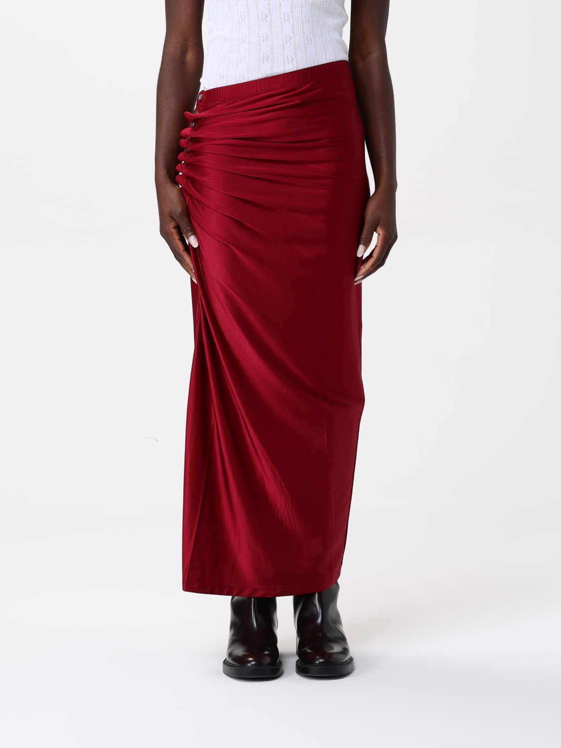 スカート RABANNE Woman Skirt Red 25PJJU515VI0267 P644 RABANNE: Skirt woman - Red | Rabanne skirt 25PJJU515VI0267