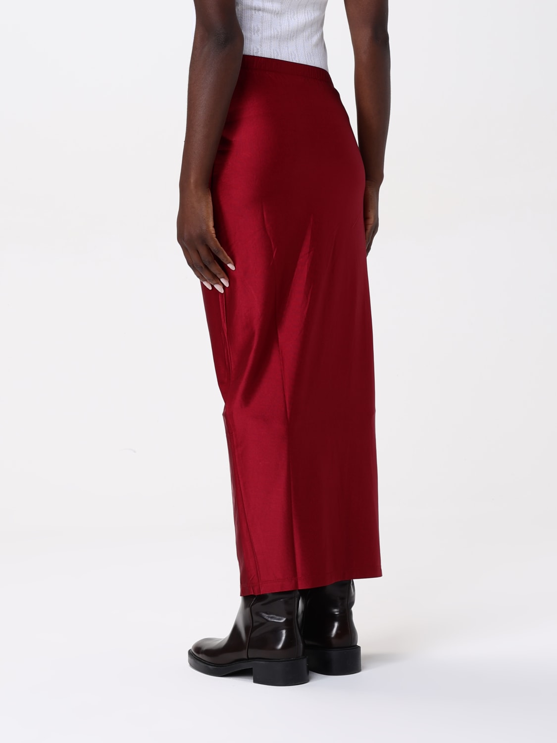 RABANNE: Skirt woman - Red | Rabanne skirt 25PJJU515VI0267