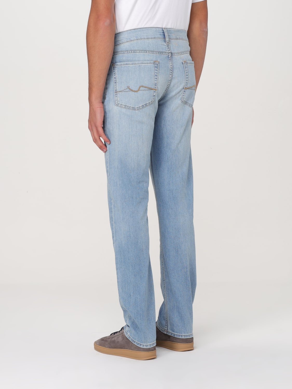 7 FOR ALL MANKIND JEANS: Jeans men 7 For All Mankind, Black - Img 2