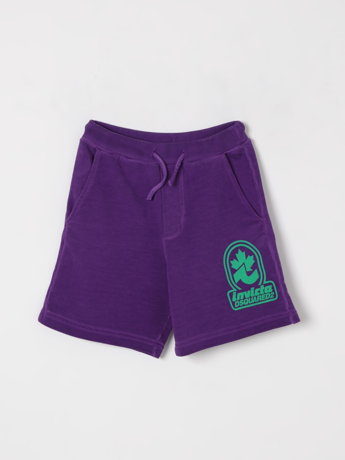 DSQUARED2 PANTALONES CORTOS: Pantalón niños Dsquared2, Fucsia - Img 1