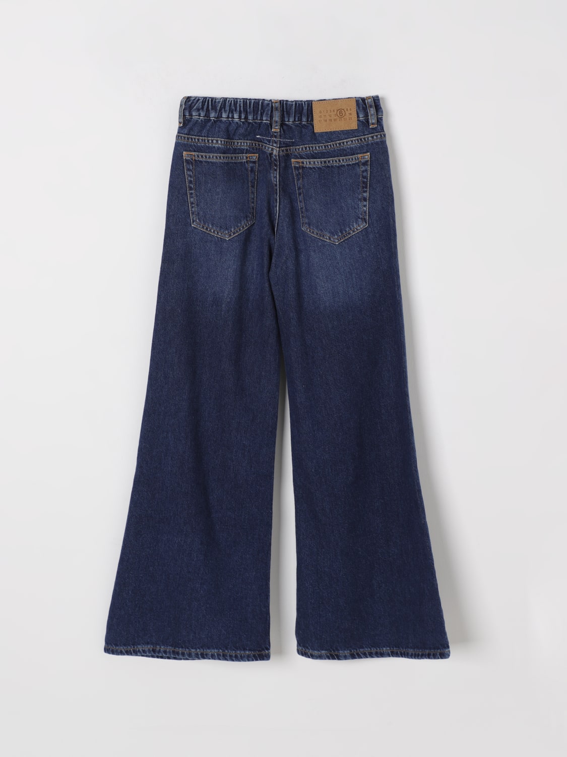 MM6 MAISON MARGIELA ДЖИНСЫ: Брюки Детское Mm6 Maison Margiela, Серо-Бежевый - Img 2