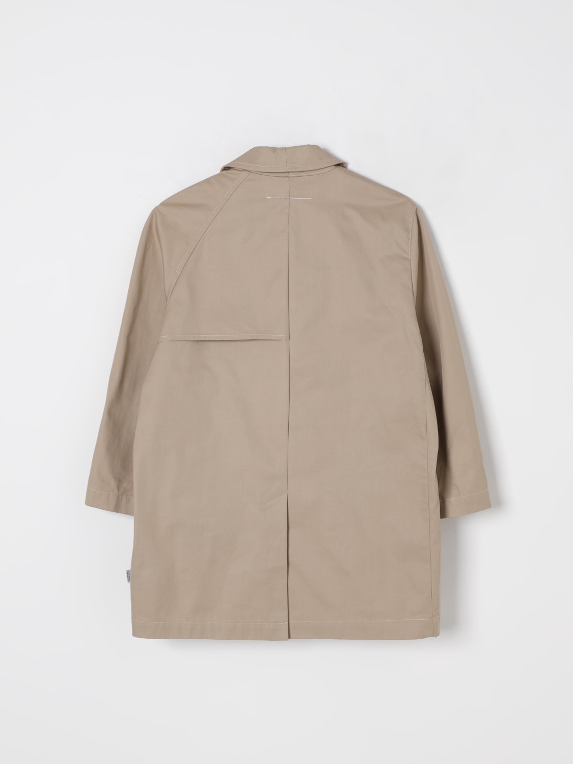 MM6 MAISON MARGIELA 外套: 外套 儿童 Mm6 Maison Margiela, 米色 - Img 2