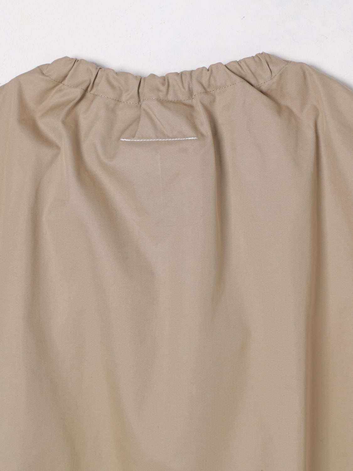 MM6 MAISON MARGIELA ABITO: Abito di cotone Mm6 Maison Margiela, Beige - Img 3