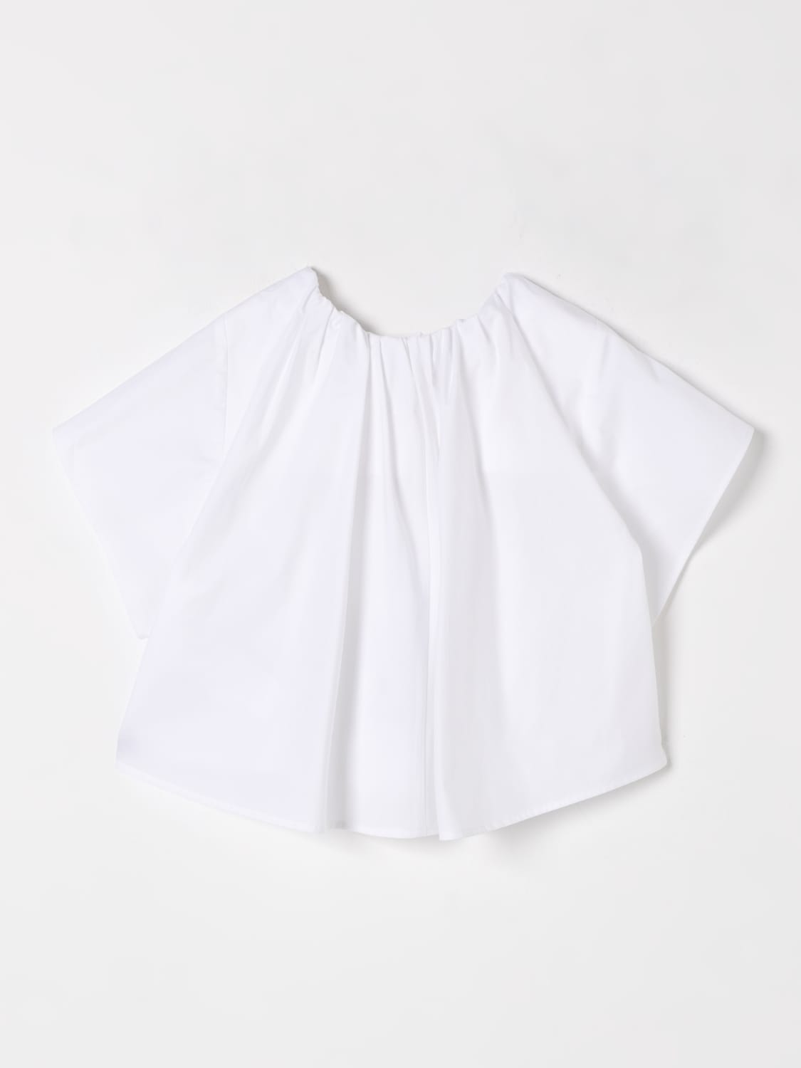 MM6 MAISON MARGIELA ТОП: Рубашка Детское Mm6 Maison Margiela, Белый - Img 2