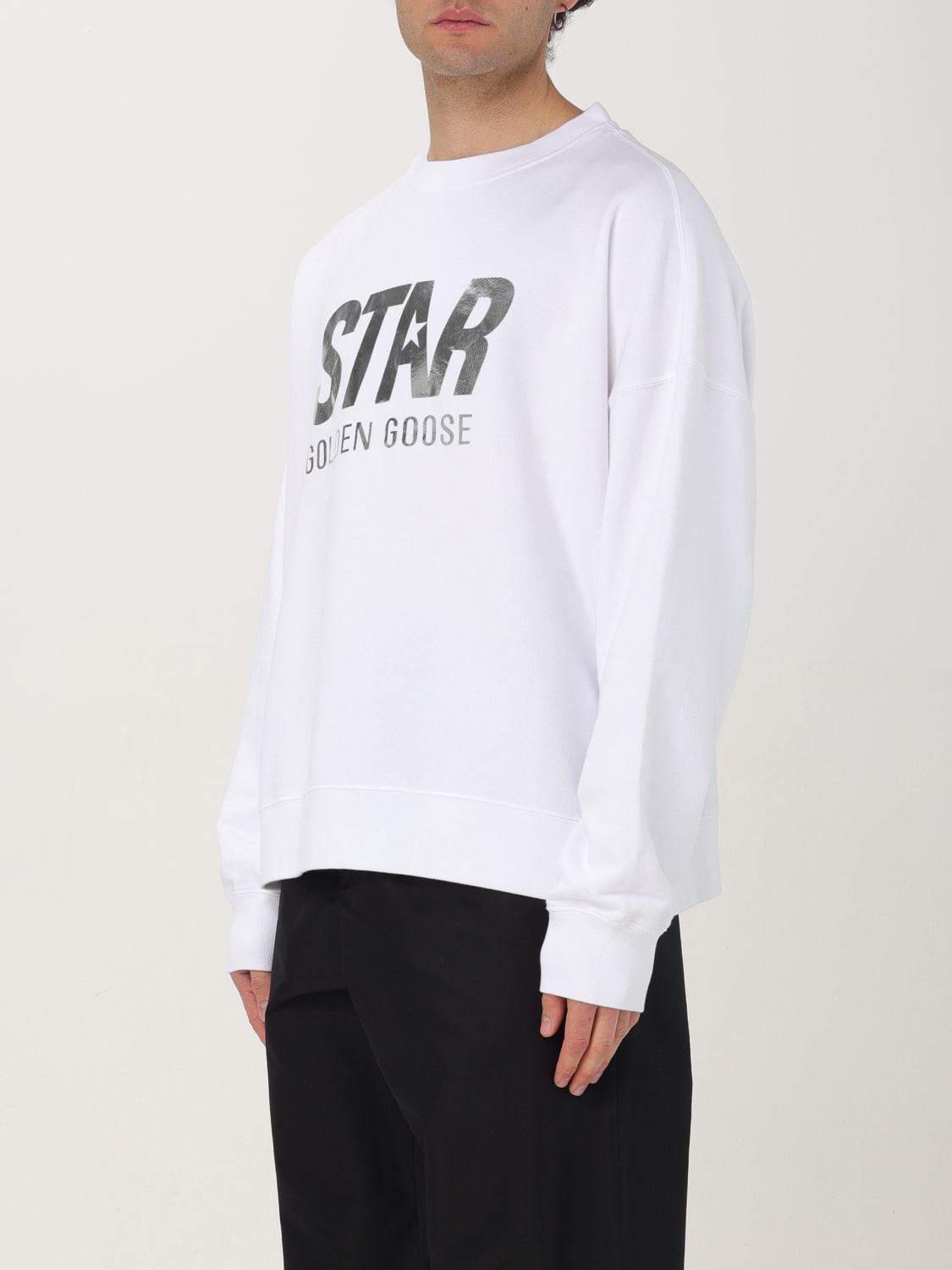 GOLDEN GOOSE SWEATSHIRT: Sweatshirt men Golden Goose, White - Img 3