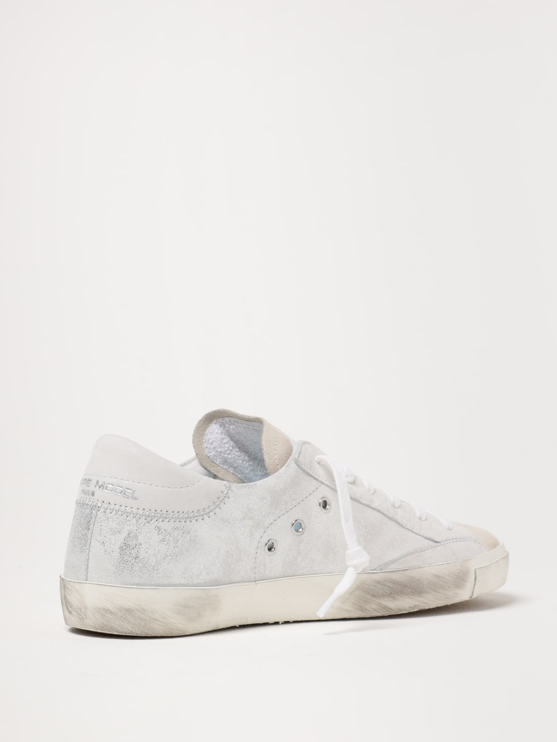 PHILIPPE MODEL 运动鞋: 运动鞋 女士 Philippe Model, 灰色 - Img 3