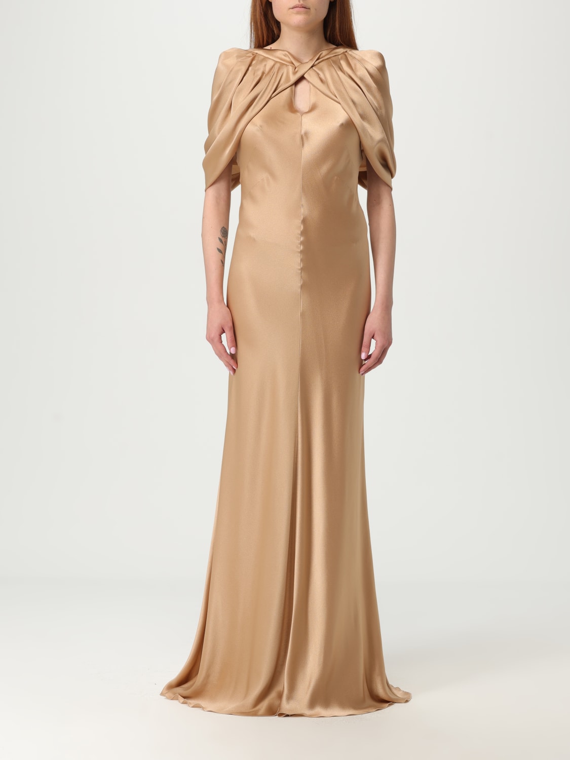 ALBERTA FERRETTI ROBE: Robes femme Alberta Ferretti, Marron - Img 1