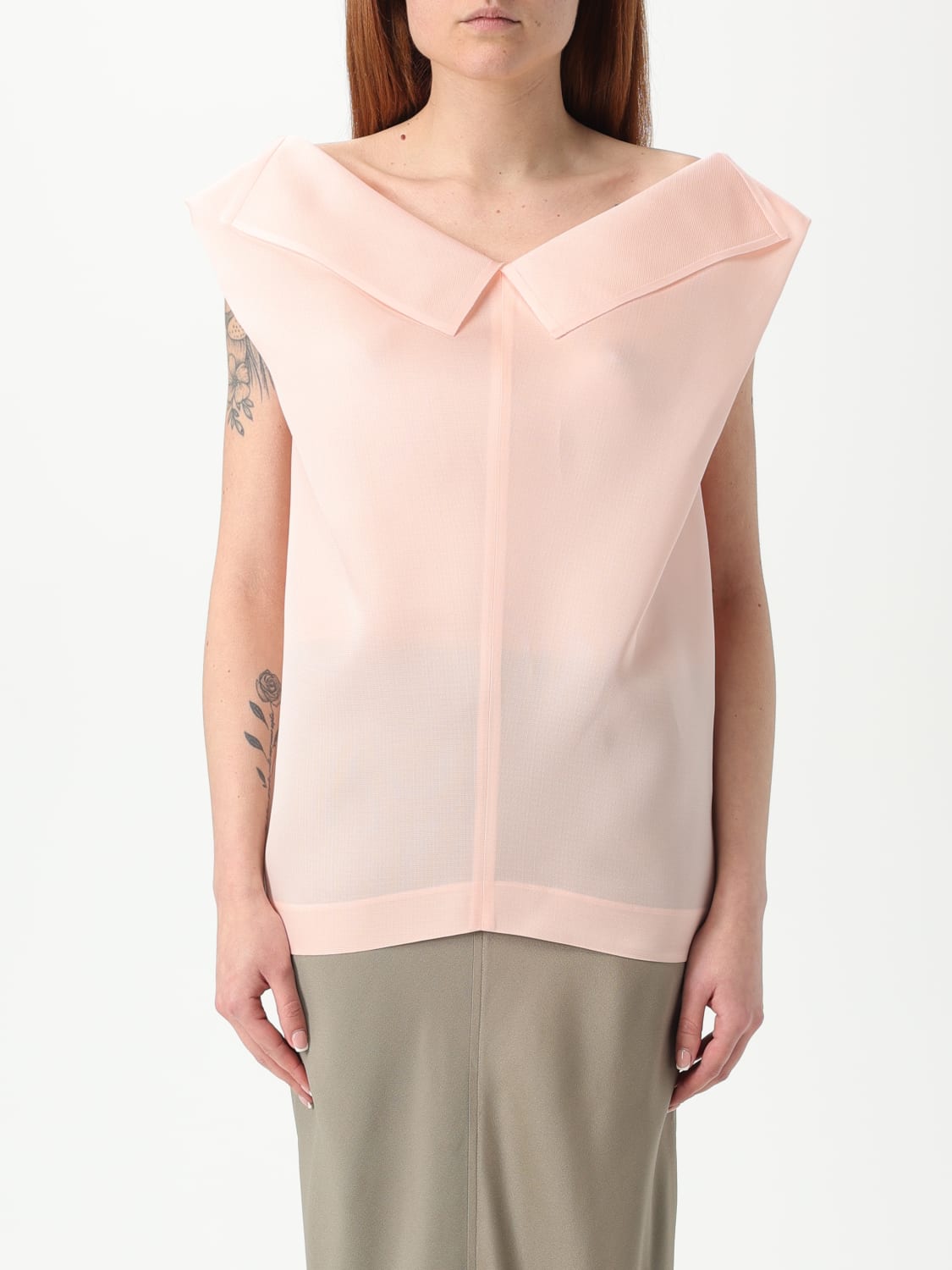 KHAITE TOP: Top woman Khaite, Pink - Img 1