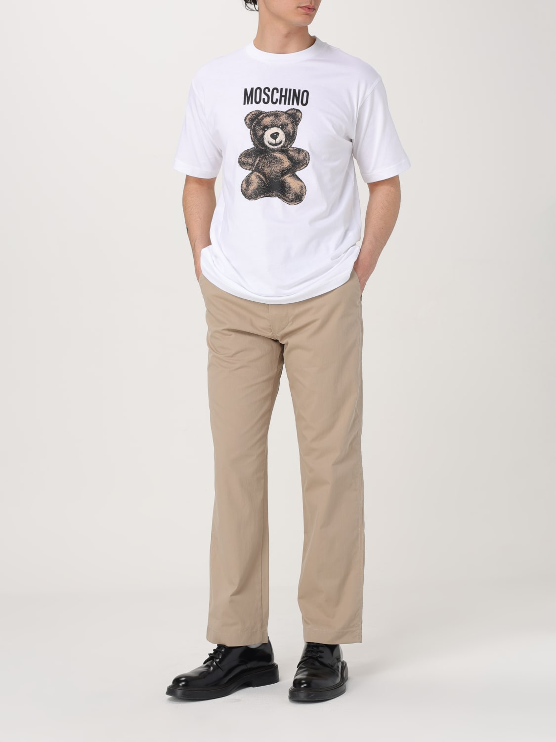 MOSCHINO COUTURE T恤: T恤 男士 Moschino Couture, 白色 - Img 2