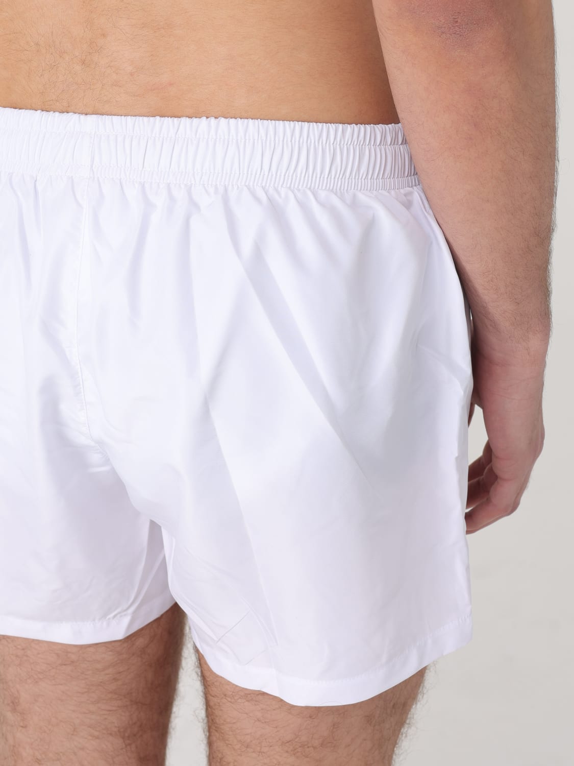 MOSCHINO COUTURE SWIMSUIT: Swimsuit men Moschino Couture, White - Img 4