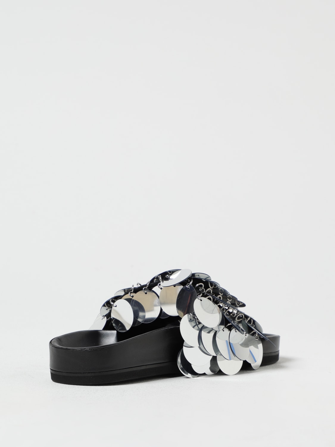 シューズ・サンダルその他 RABANNE Woman Flat sandals Silver 22AHH0094EMB009 P040 RABANNE: Shoes woman - Silver | Rabanne flat sandals