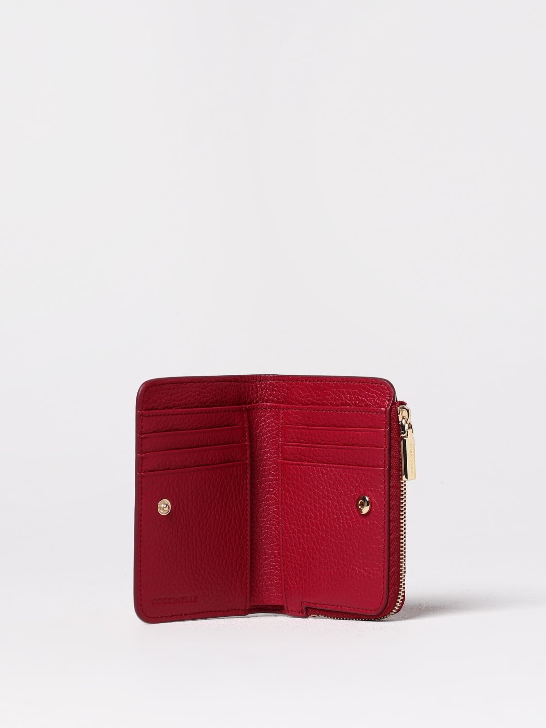 財布・小物その他 COCCINELLE Woman Wallet Leather E2MW511D101 W12 COCCINELLE: Wallet woman - Wine | Coccinelle wallet