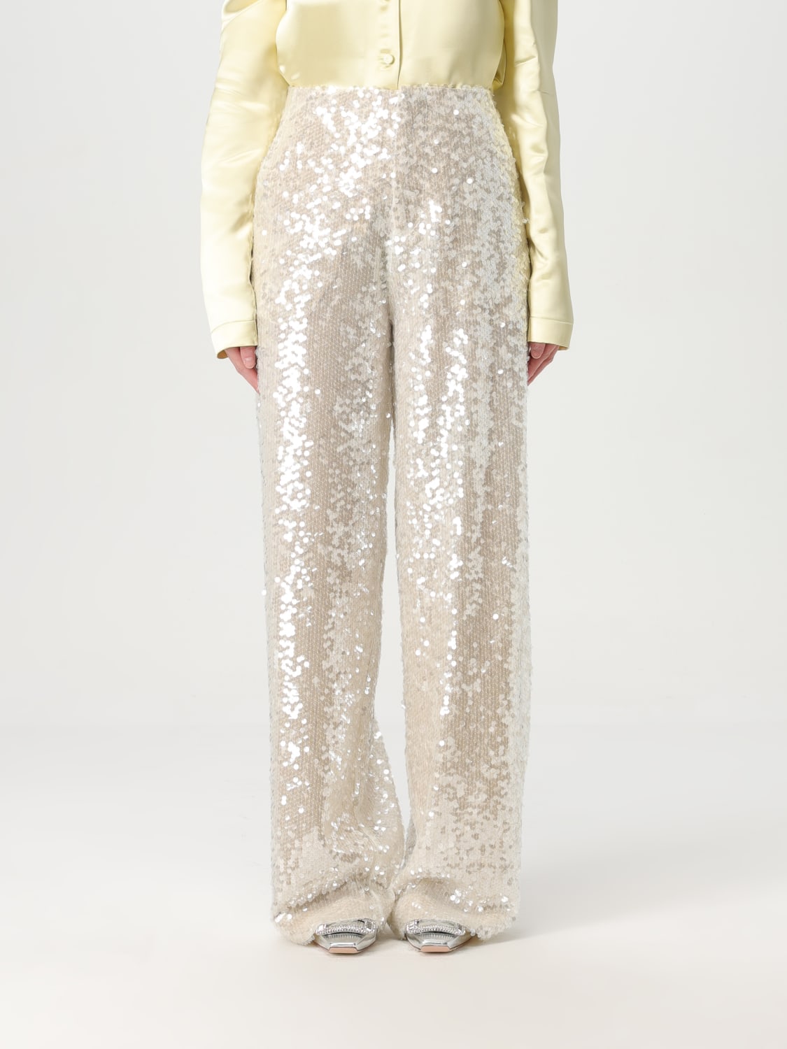パンツ PHILOSOPHY DI LORENZO SERAFINI Woman Pants Ivory PHILOSOPHY DI LORENZO SERAFINI: Pants woman - Ivory